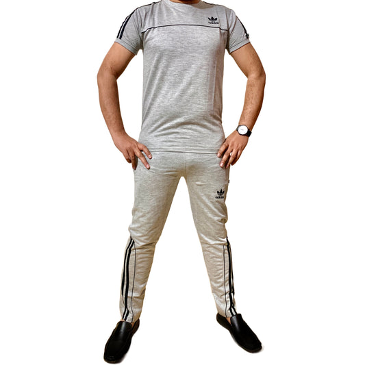 ADI Grey Tracksuit - Terry Jersey (Summers)