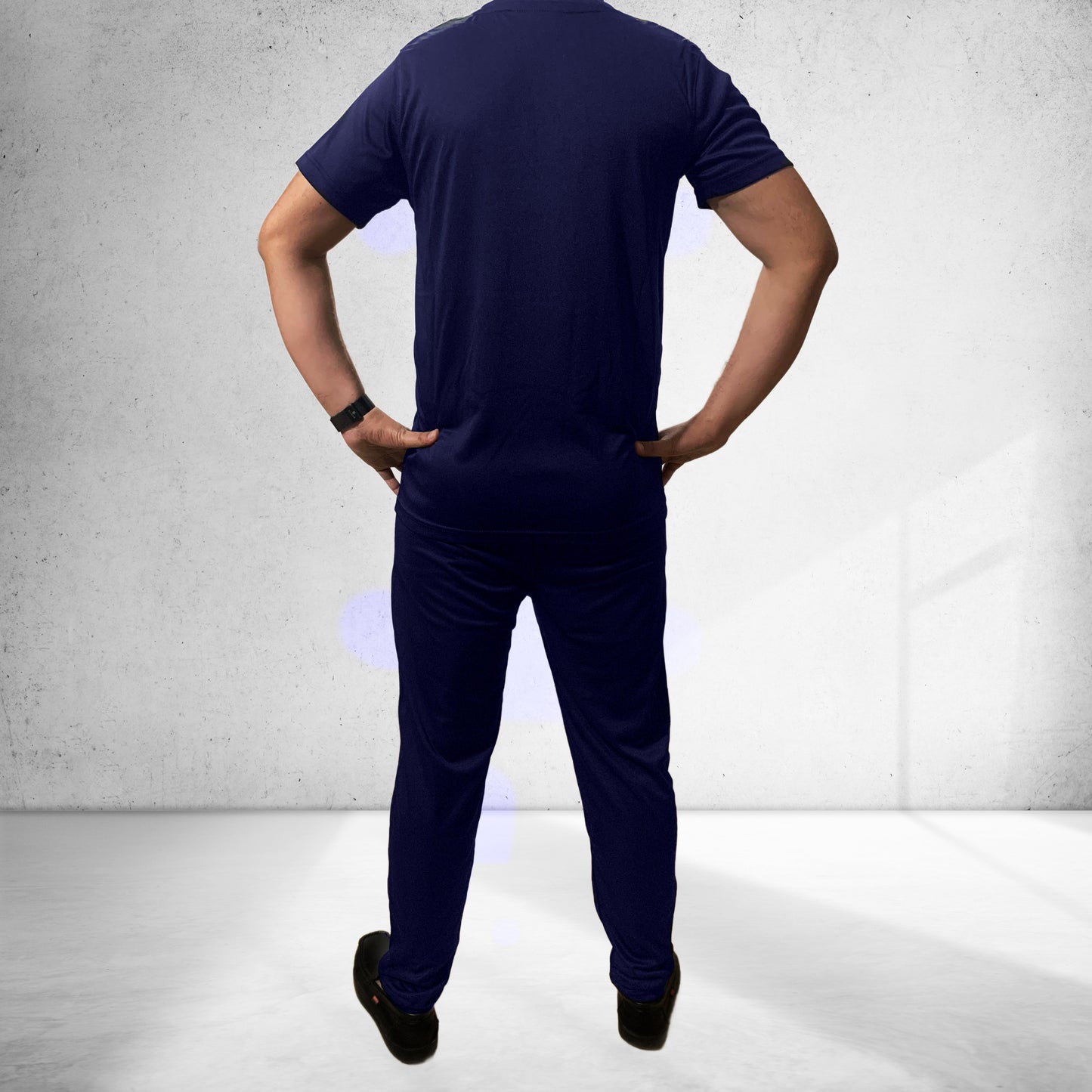 Adi Summers Blue Tracksuit – Dry Fit