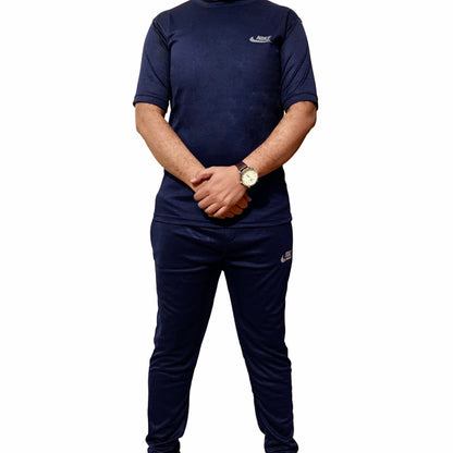 Nik Blue Tracksuit -Fish Fabric